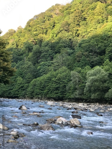 river in the mountains