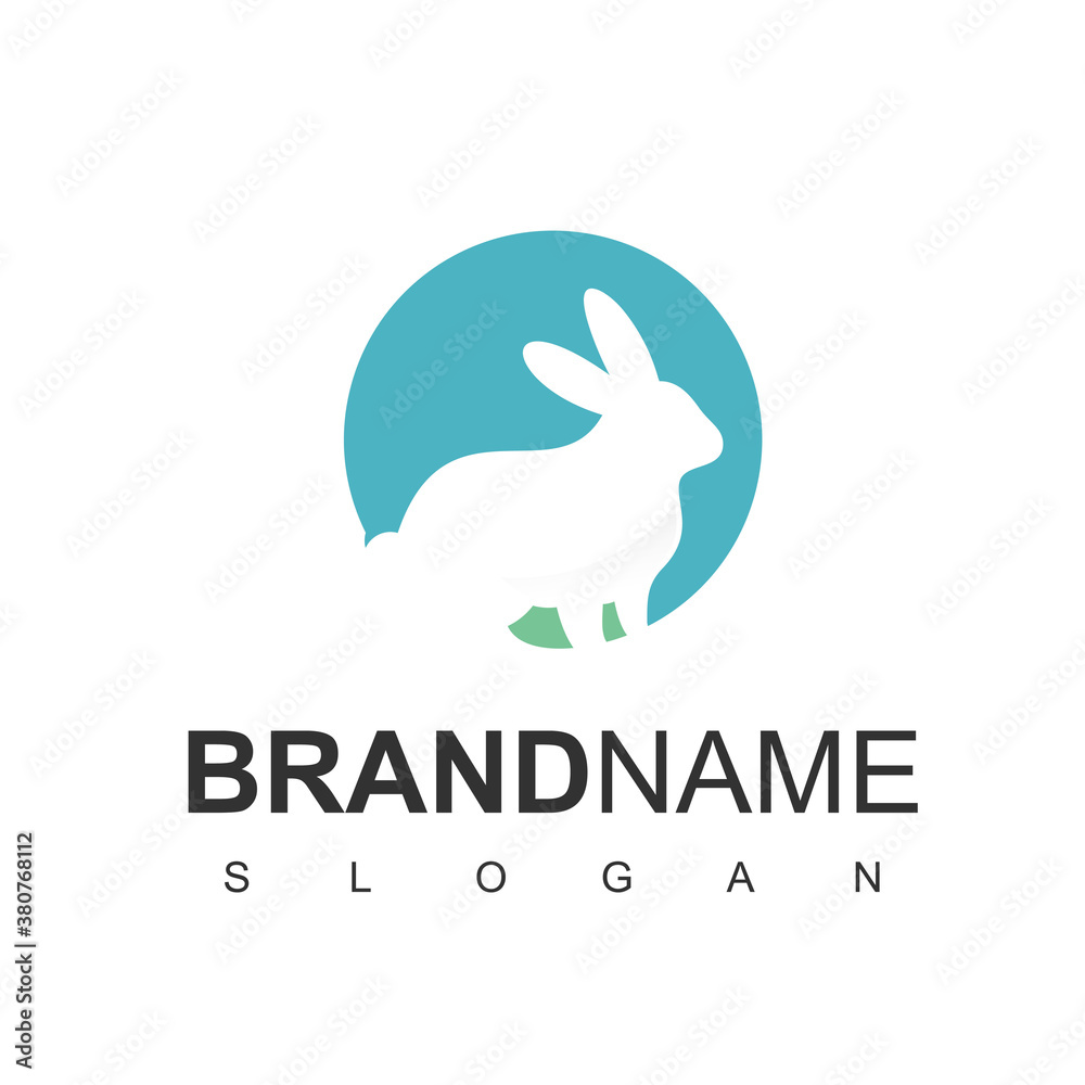 Fototapeta premium Rabbit Logo Design Inspiration