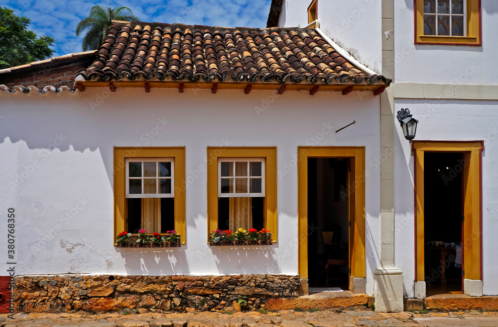 Colonial house in Tiradentes, Minas Gerais, Brazil