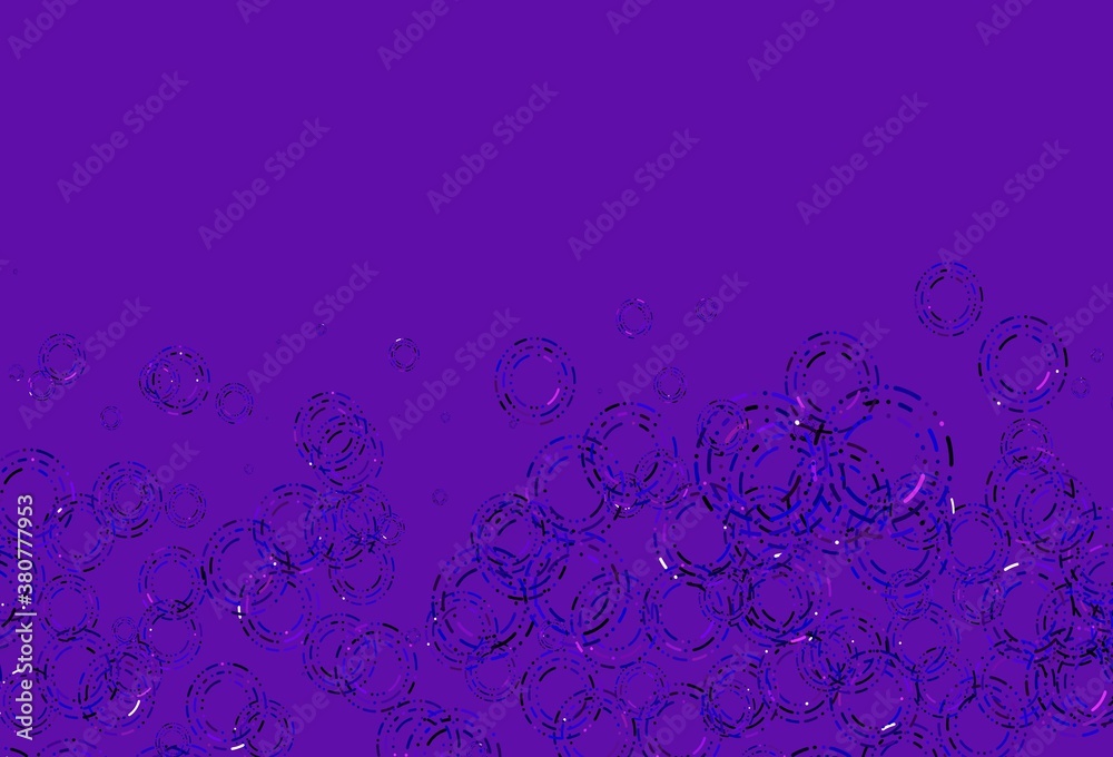 Light Pink, Blue vector background with bubbles. Light Pink, Blue vector background with bubbles.
