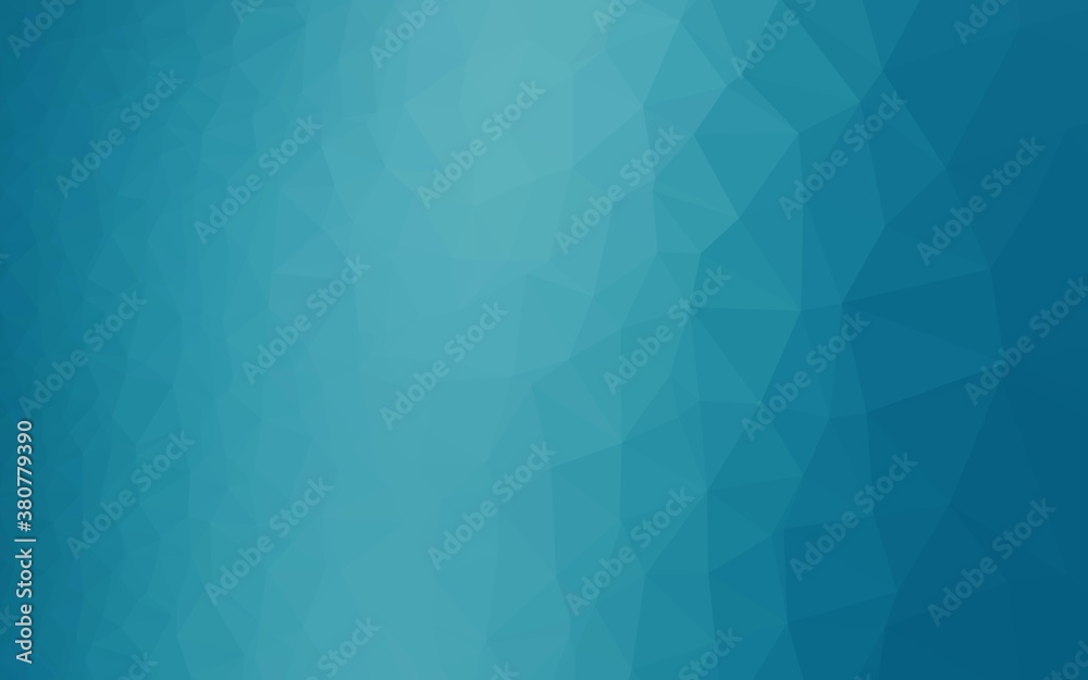 Light BLUE vector polygonal pattern. A vague abstract illustration with gradient. Elegant pattern for a brand book.