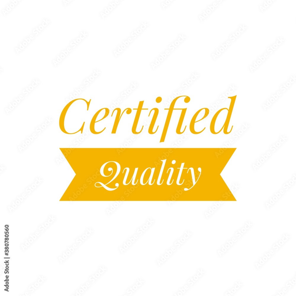 Quote illustration about product quality/product quality seal/certified/symbol/sign