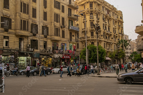 Architecture and street scene from Egypt, El Cairo 2018