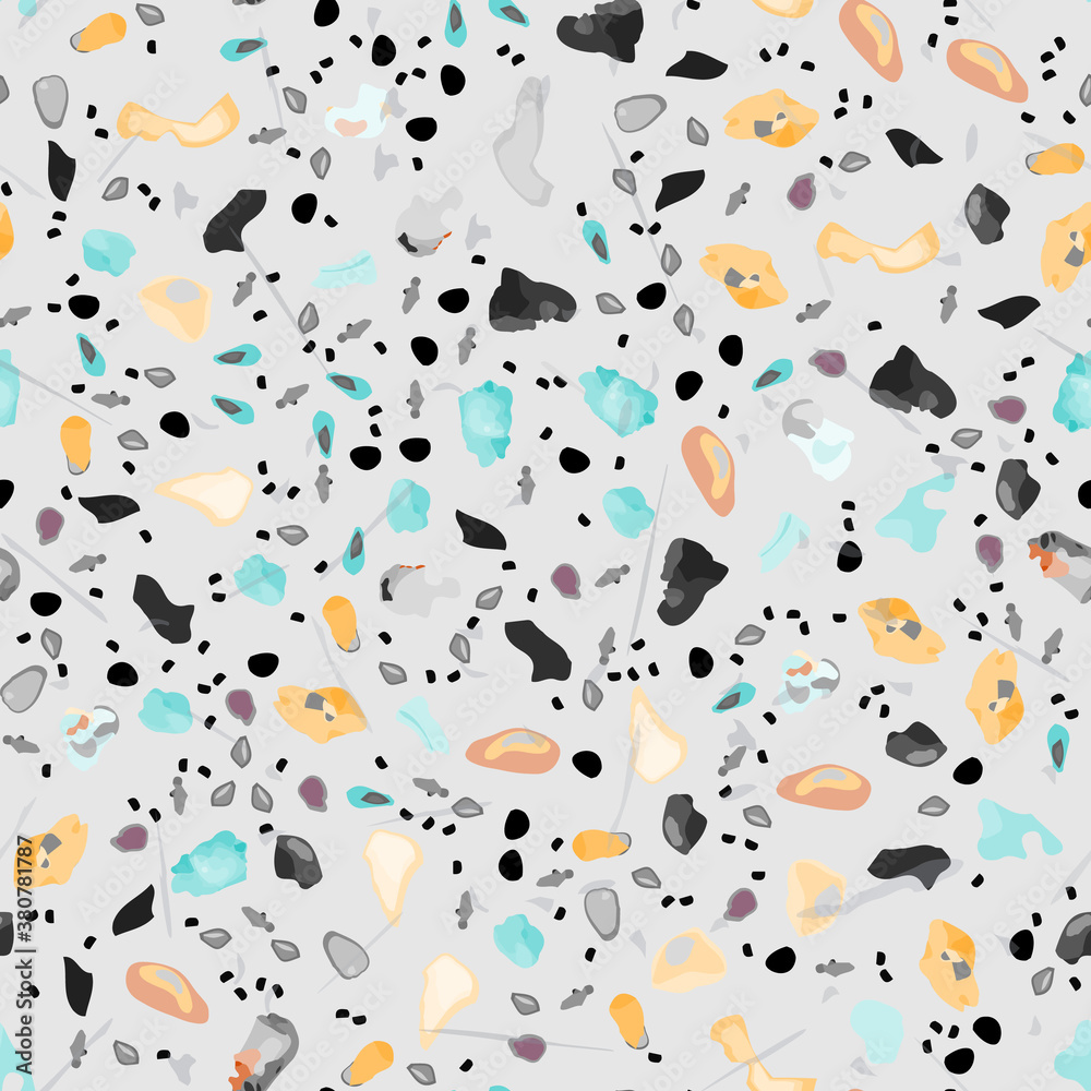 Terrazzo Texture Vector. Flooring Seamless Pattern Terrazzo Texture Vector. Flooring Seamless Pattern