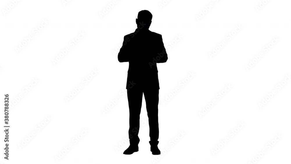 Turk business man texting on his phone, Alpha Channel Turk business man texting on his phone, Alpha Channel