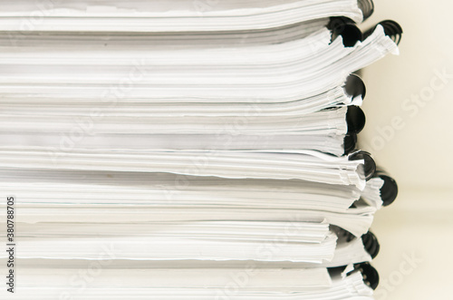 stack of white spiral-bound notebooks photo