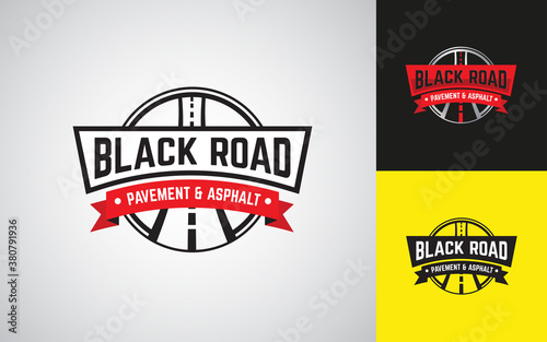 Illustration graphic vector of Asphalt repair logo design