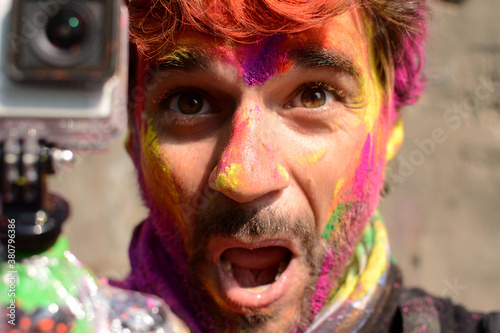 Capturing the Holi Festival photo