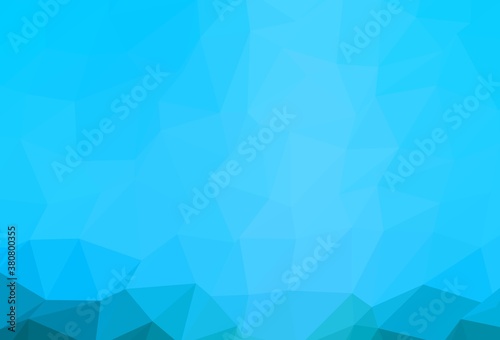 Light BLUE vector abstract mosaic backdrop.