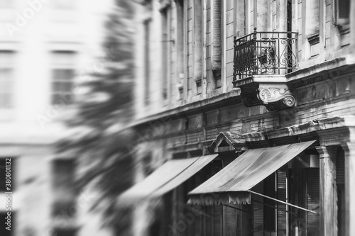 Balcony of a Neoclassic Building in Athens photo