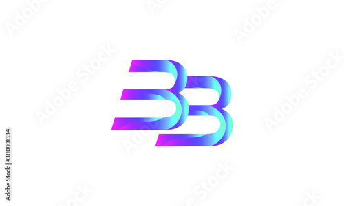 BB letter logo design and vector template