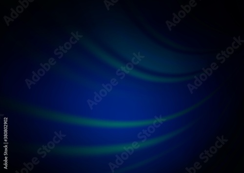 Dark BLUE vector blurred shine abstract background. Creative illustration in halftone style with gradient. The background for your creative designs.