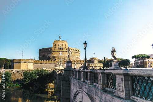 El Castillo de Sant'Angelo
Castel Sant'Angelo
Mausoleo de Adriano 
Mole Adrianorum
Roma
Rome
Italia
Italy
 photo