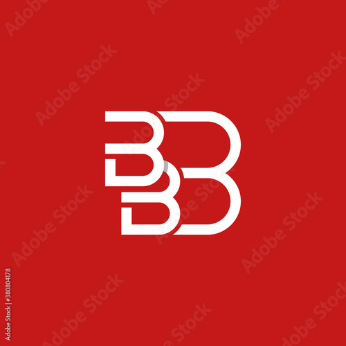 Triple B Modern Abstract Monogram Icon Creative Logo, BBB initial modern logo design vector icon template, BBB creative initials letter logo concept.	