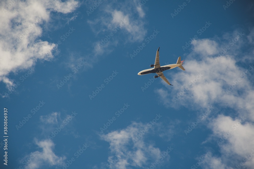 airplane in the sky airplane in the sky