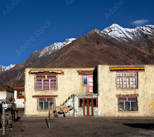 Traditional Home of ladakh photo