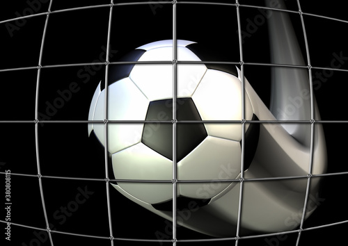 動きがあるサッカーボール