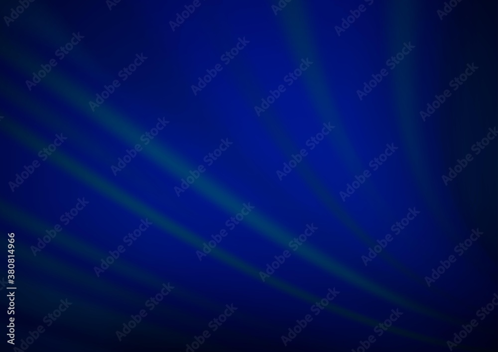 Dark BLUE vector blur pattern. Colorful illustration in abstract style with gradient. The template can be used for your brand book.