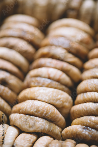 dried figs in closeup photo