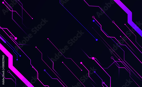 Internet concept. Social network communication in the global computer networks. Circuit technology background, digital data connection system and computer electronic design. 3d Abstract background. 