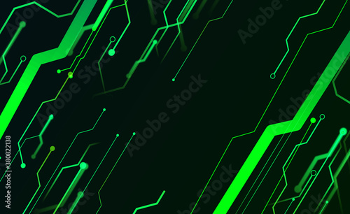 Internet concept. Social network communication in the global computer networks. Circuit technology background, digital data connection system and computer electronic design template. 3D illustration.