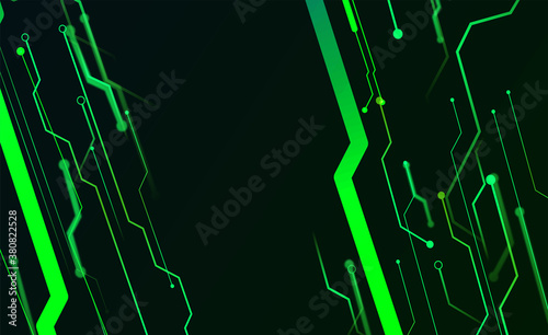 Internet concept. Social network communication in the global computer networks. Circuit technology background, digital data connection system and computer electronic design template. 3D illustration.