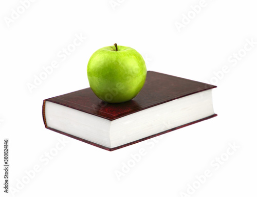 Apple on a book for teacher