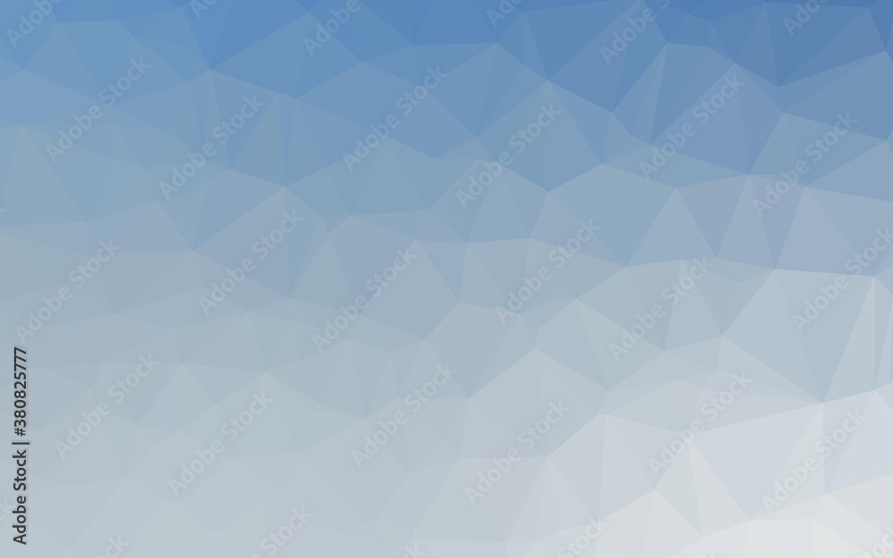 Fototapeta premium Light BLUE vector polygonal pattern. Colorful illustration in Origami style with gradient. Template for your brand book.