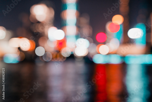abstract light at night