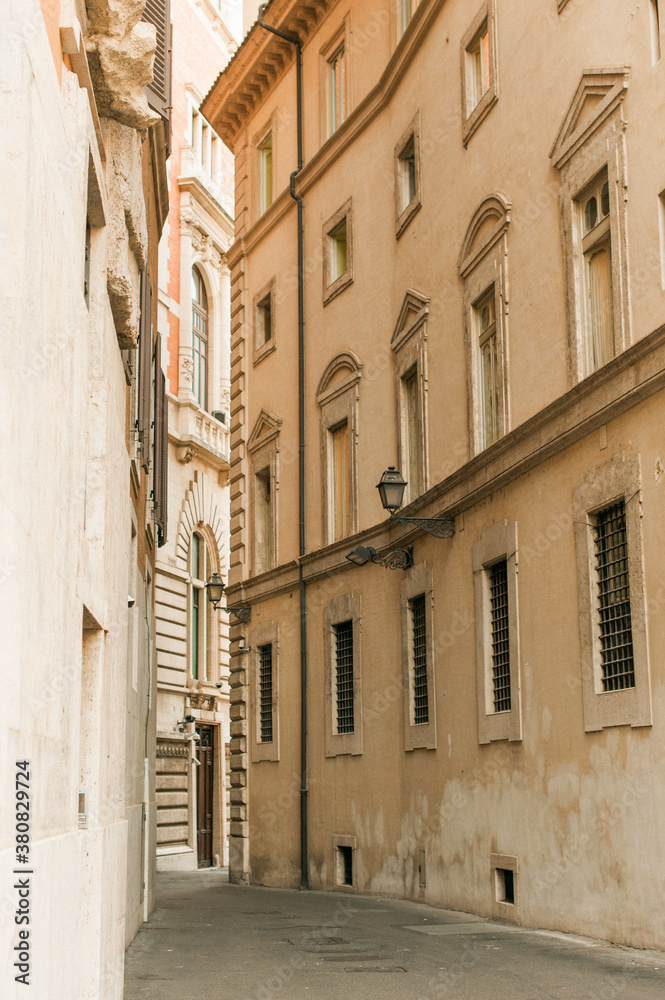 Alley in the City of Rome