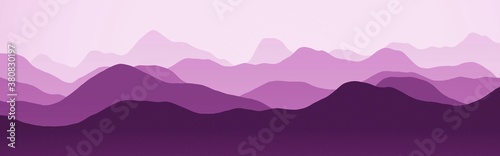 cute wide of peaks in clouds computer graphic texture or background illustration