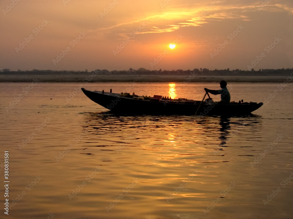 Sunrise on Ganges River