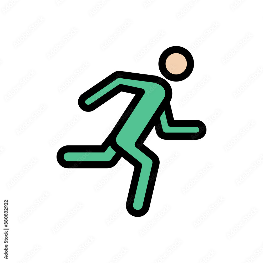 running running