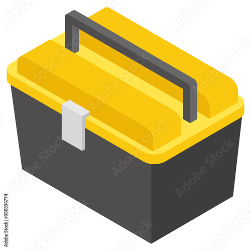 
Tool kit isometric icon 
