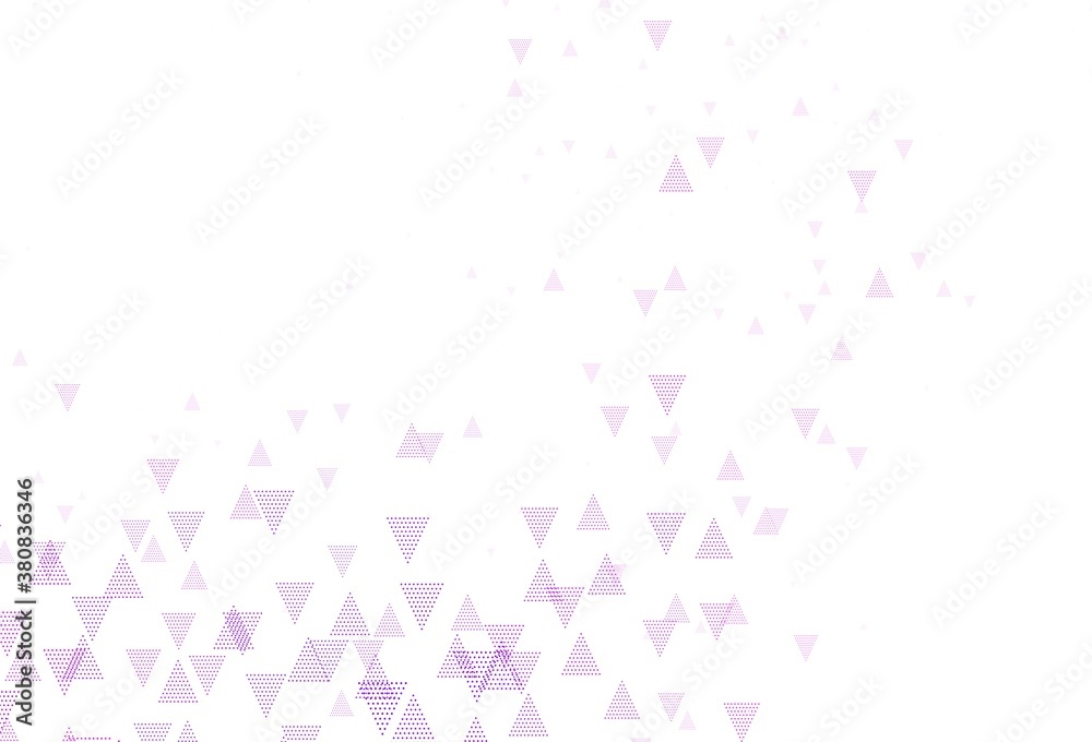 Light Purple, Pink vector backdrop with lines, circles.