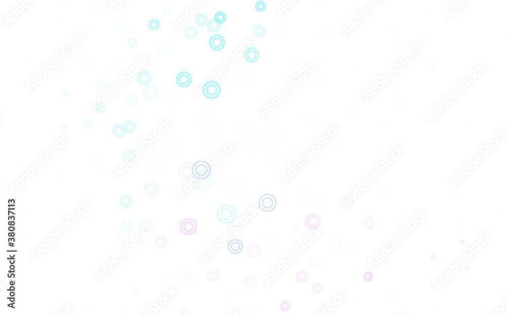 Light Pink, Blue vector pattern with spheres. Light Pink, Blue vector pattern with spheres.