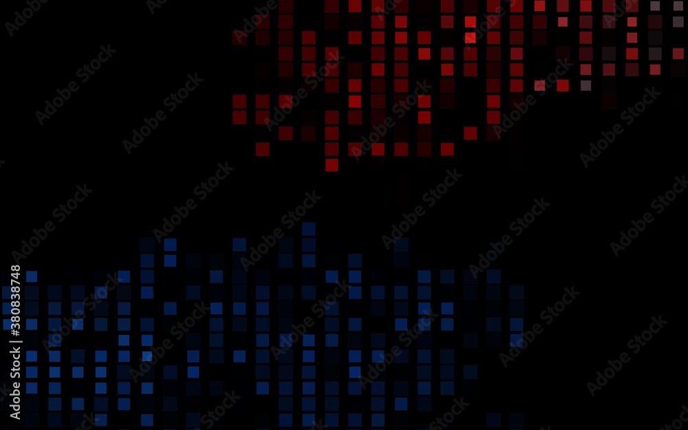 Dark Blue, Red vector pattern in square style. Rectangles on abstract background with colorful gradient. Pattern for commercials. Dark Blue, Red vector pattern in square style. Rectangles on abstract background with colorful gradient. Pattern for commercials.