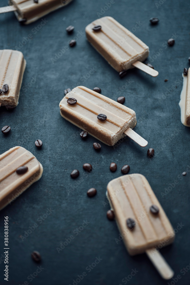 Food: Popsicles, Espresso with condensed milk Food: Popsicles, Espresso with condensed milk