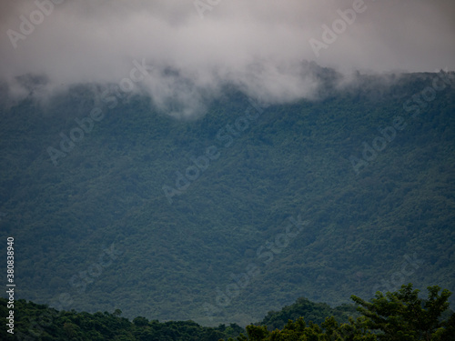 Photos of Fog and mountains at Khao yai National Park , Thailand.