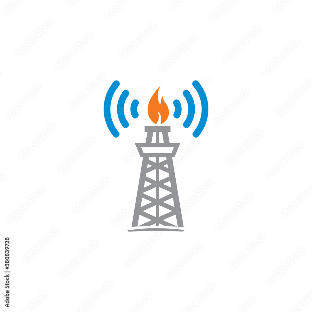 Factory Wifi Vector , Industry Logo Factory Wifi Vector , Industry Logo