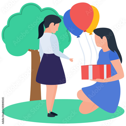 
Party celebrations in illustration vector 
