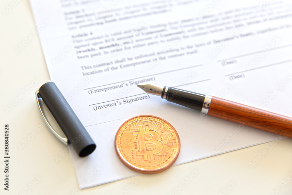 Purchase bitcoin coins.