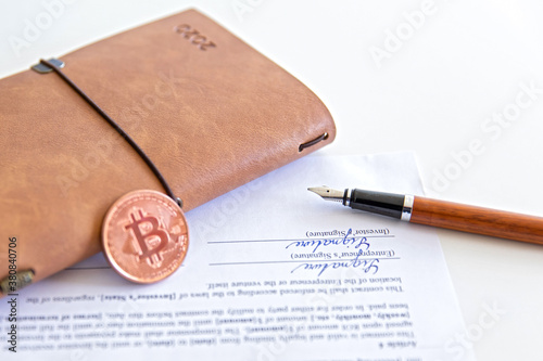Obraz na płótnie Purchase bitcoin coins. w salonie