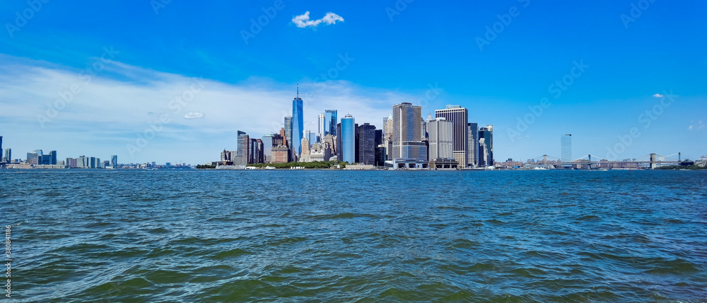 Lower Manhattan, View from Governors Island.