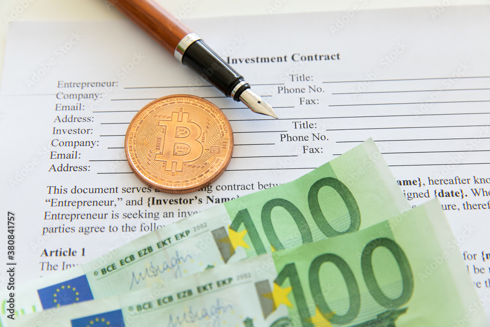 Purchase bitcoin coins.