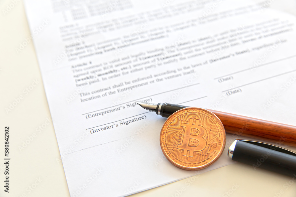 Purchase bitcoin coins.