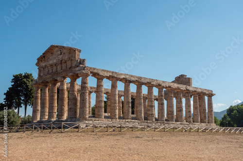 Temple of Athena in Paestum , Italy formerly known as Temple of Ceres photo