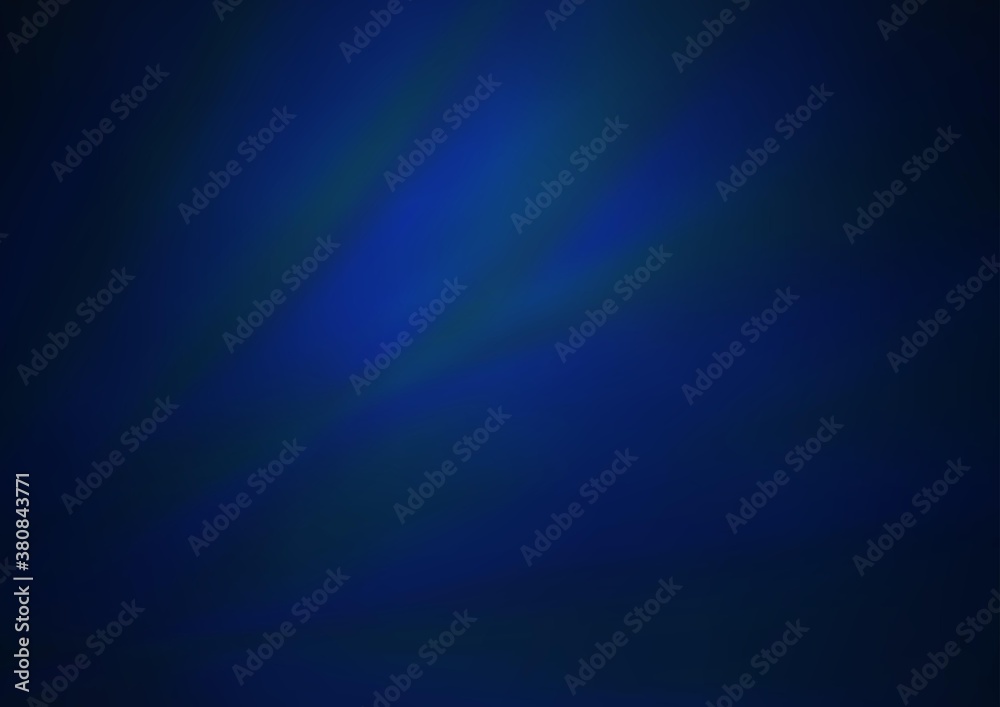 Dark BLUE vector blurred and colored background. Colorful illustration in blurry style with gradient. Brand new style for your business design.