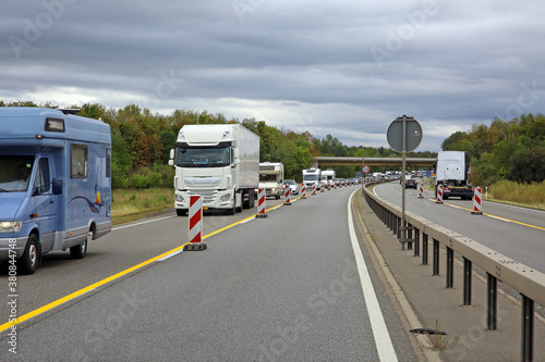 stockender Verkehr