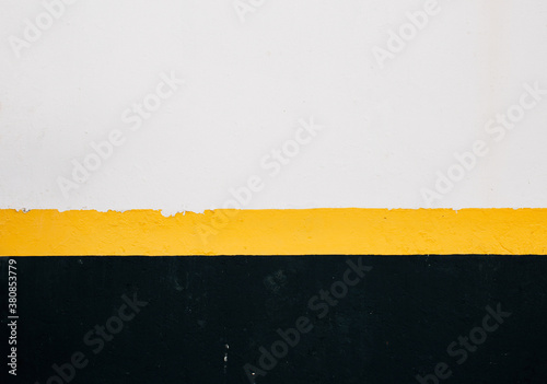 White Yellow Black Wall Background photo